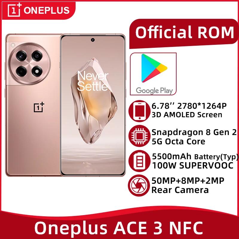 Oneplus ACE 3 5G NFC 巡 8 Gen 2, 6.78 ġ AMOLED ÷, 5500 ͸, 100W SUPERVOOC 50MP Ʈ ī޶, ۷ι ROM